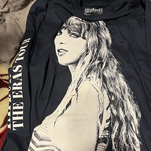 Taylor Swift Eras Tour Blue Long sleeve Tee